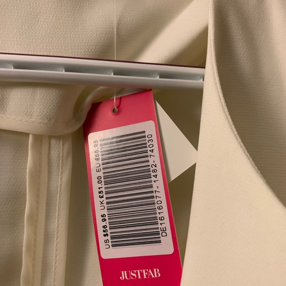 Nice Cream blazer. Size L. Just fab is the brand. New with tags. - Picture 5 of 9